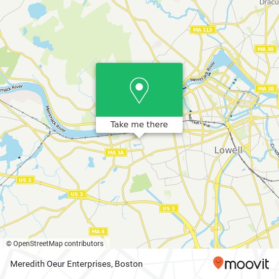 Meredith Oeur Enterprises map