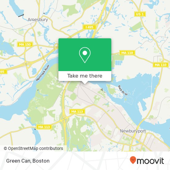 Green Can map