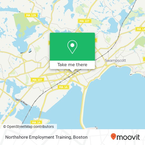 Northshore Employment Training map