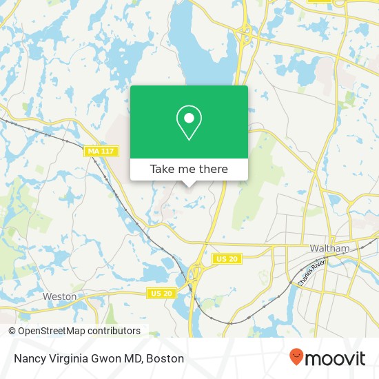 Mapa de Nancy Virginia Gwon MD