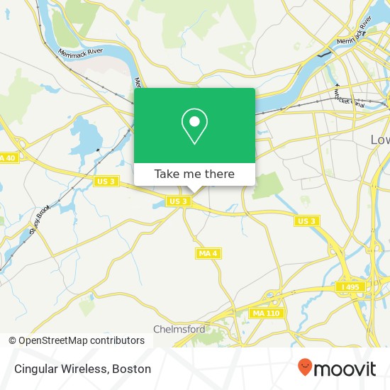 Mapa de Cingular Wireless