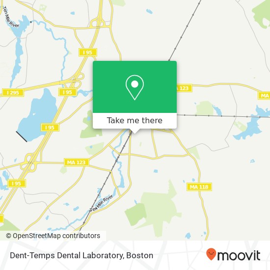 Dent-Temps Dental Laboratory map