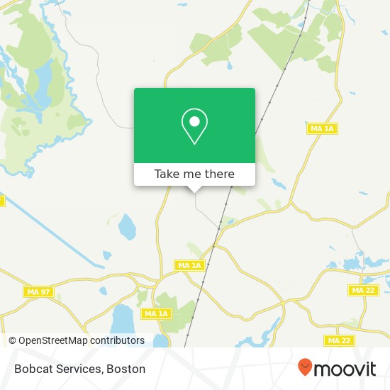 Bobcat Services map