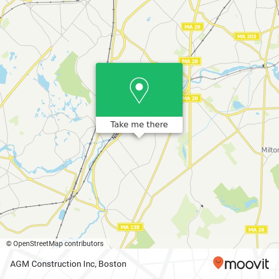 Mapa de AGM Construction Inc