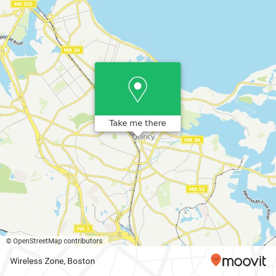 Mapa de Wireless Zone
