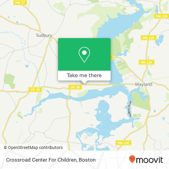 Crossroad Center For Children map