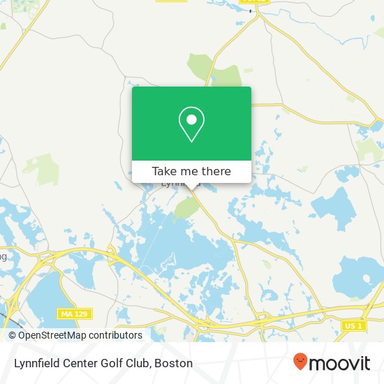 Mapa de Lynnfield Center Golf Club