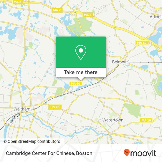 Cambridge Center For Chinese map