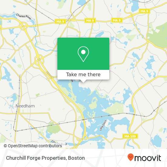 Mapa de Churchill Forge Properties