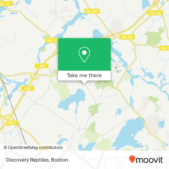 Discovery Reptiles map