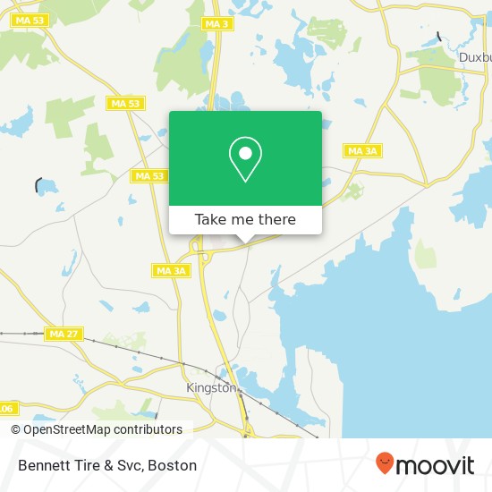 Mapa de Bennett Tire & Svc