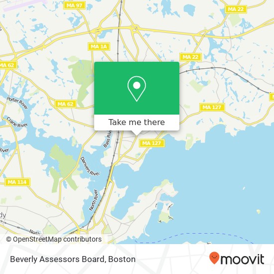 Mapa de Beverly Assessors Board
