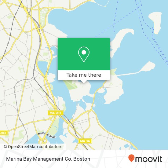 Mapa de Marina Bay Management Co