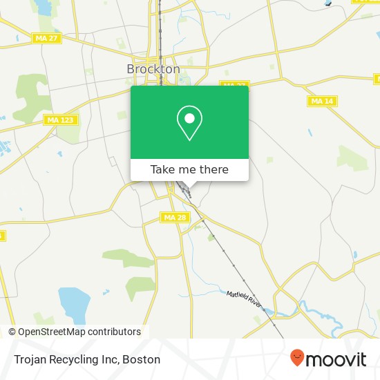 Mapa de Trojan Recycling Inc