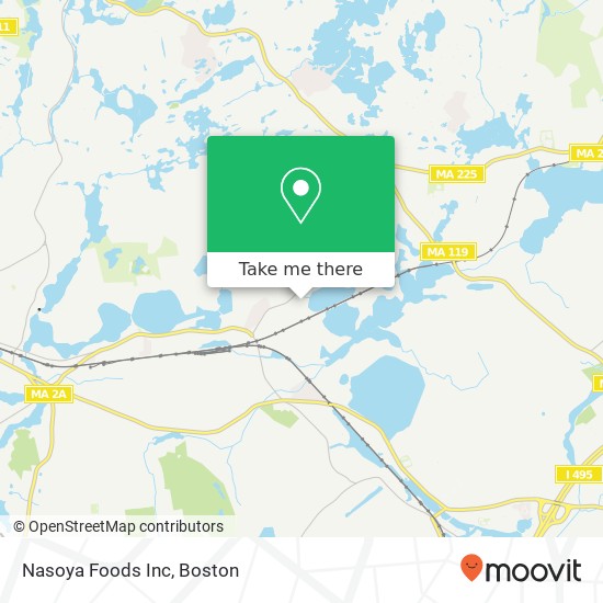 Mapa de Nasoya Foods Inc