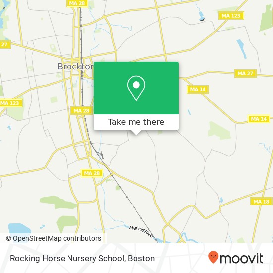 Mapa de Rocking Horse Nursery School