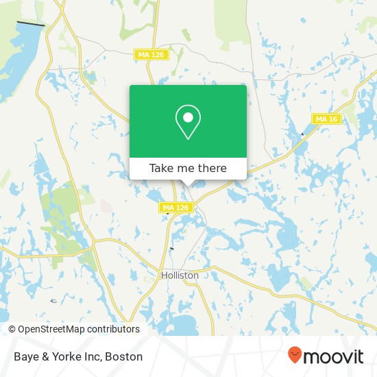Mapa de Baye & Yorke Inc