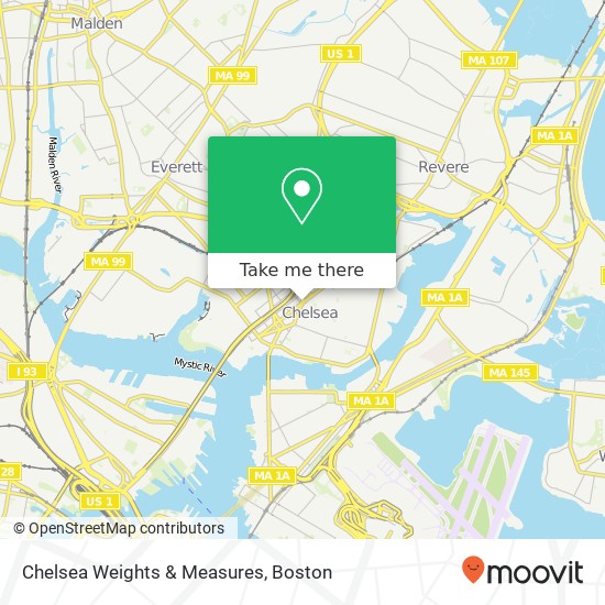 Mapa de Chelsea Weights & Measures