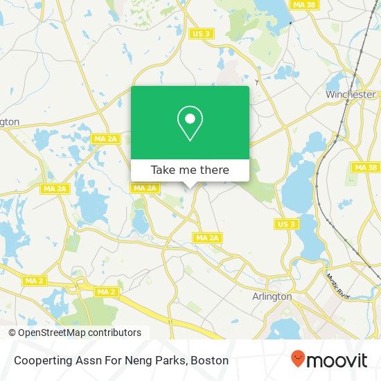 Mapa de Cooperting Assn For Neng Parks