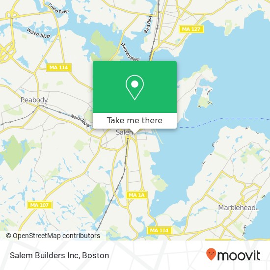 Salem Builders Inc map