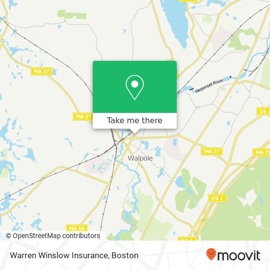 Warren Winslow Insurance map