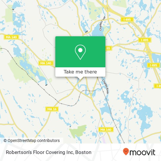 Robertson's Floor Covering Inc map