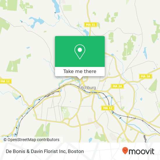 De Bonis & Davin Florist Inc map
