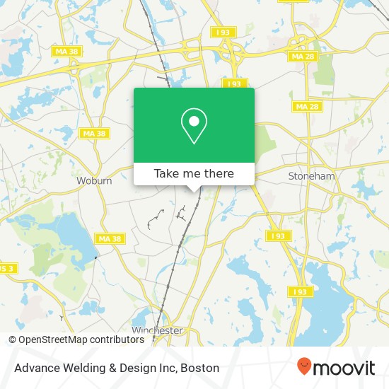 Mapa de Advance Welding & Design Inc