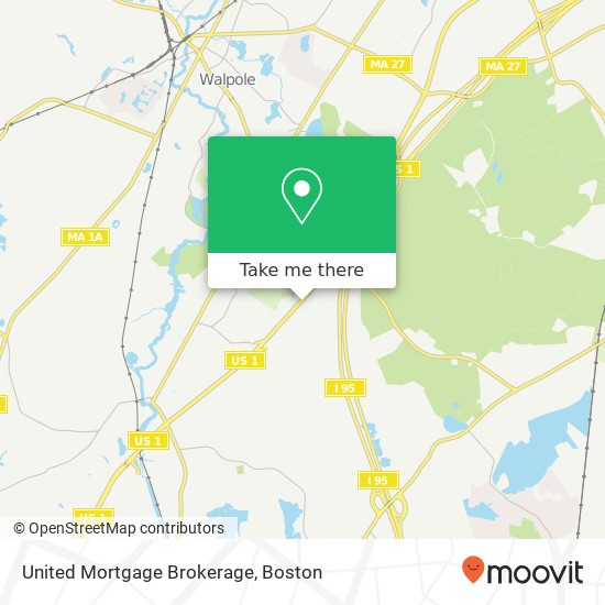 United Mortgage Brokerage map