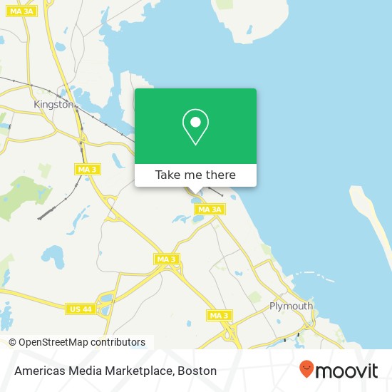 Mapa de Americas Media Marketplace