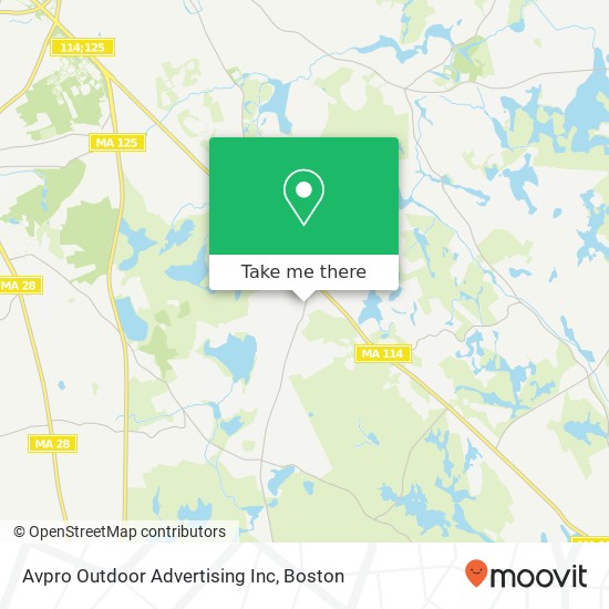 Avpro Outdoor Advertising Inc map