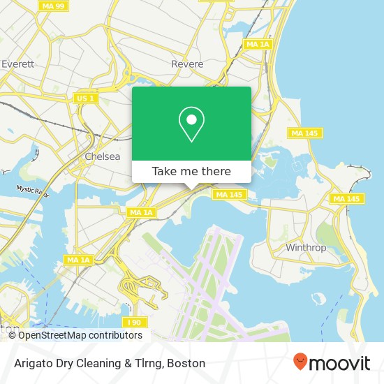 Mapa de Arigato Dry Cleaning & Tlrng