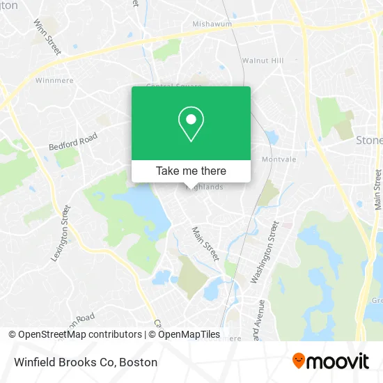 Winfield Brooks Co map