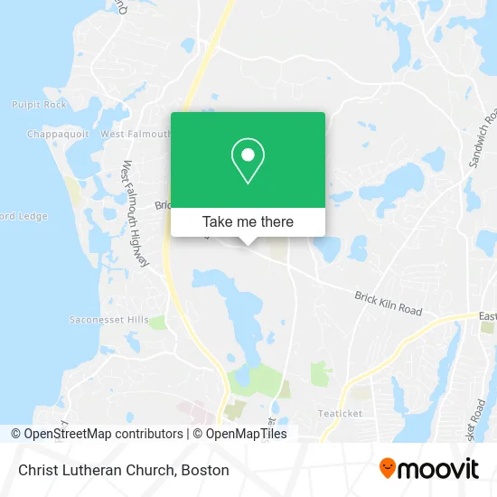 Christ Lutheran Church map