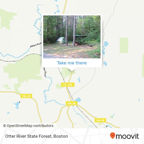 Otter River State Forest map