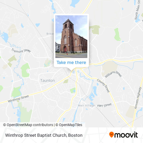 Mapa de Winthrop Street Baptist Church