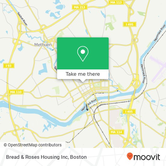 Bread & Roses Housing Inc map