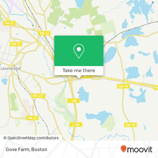 Gove Farm map