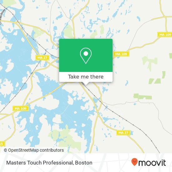 Masters Touch Professional map