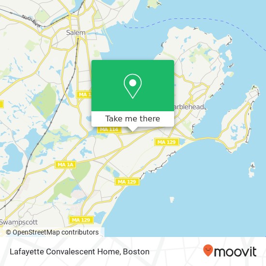 Mapa de Lafayette Convalescent Home