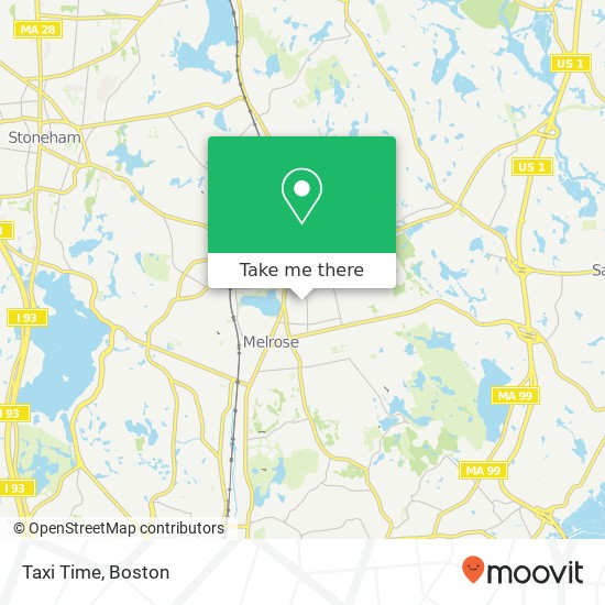 Taxi Time map