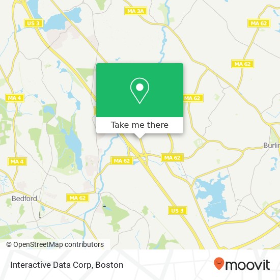 Mapa de Interactive Data Corp