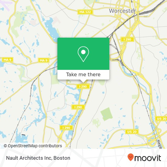 Nault Architects Inc map