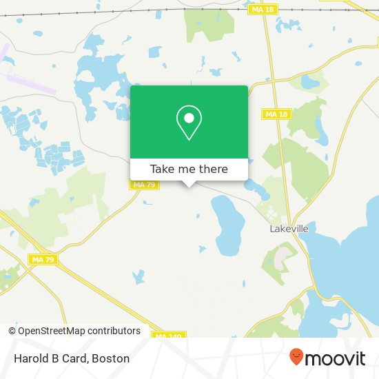 Mapa de Harold B Card