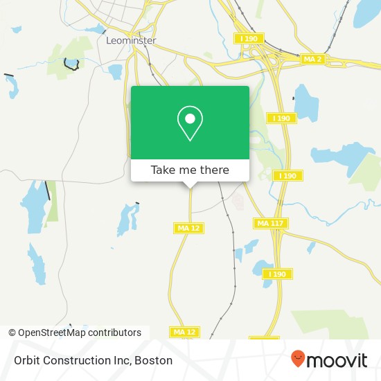 Orbit Construction Inc map