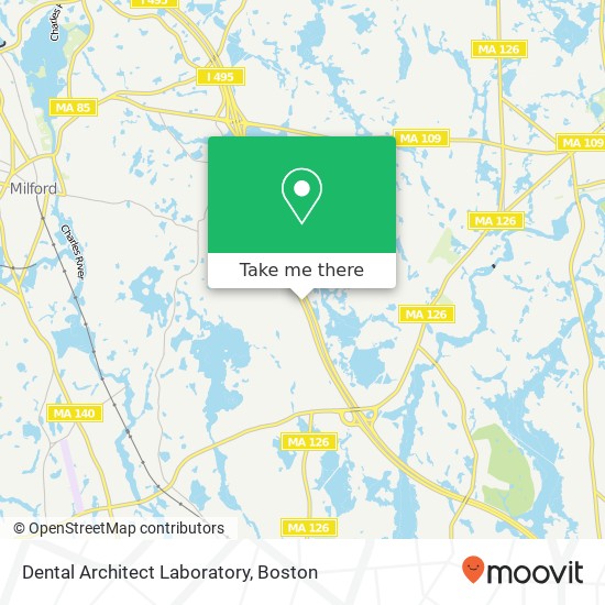 Mapa de Dental Architect Laboratory