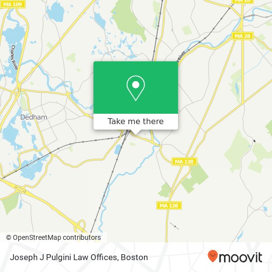 Joseph J Pulgini Law Offices map