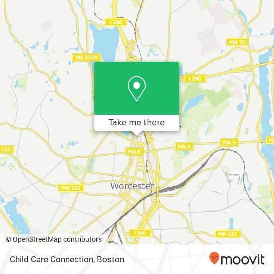 Mapa de Child Care Connection