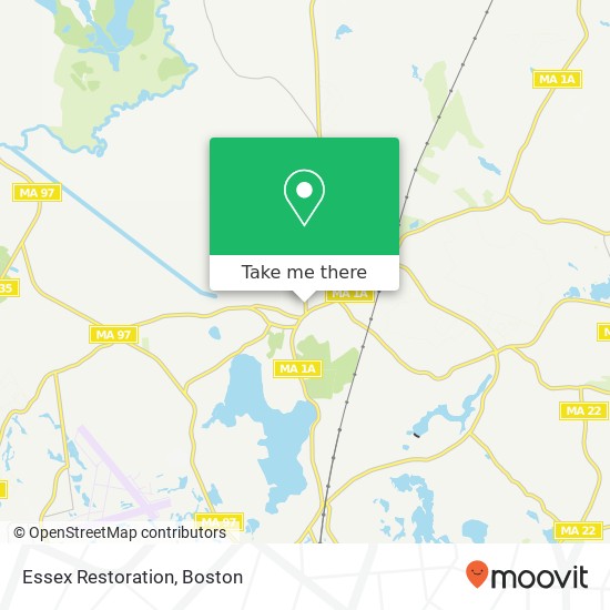 Essex Restoration map