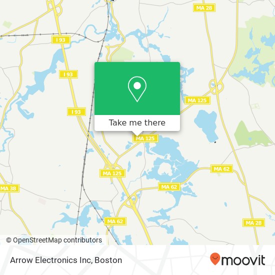 Mapa de Arrow Electronics Inc